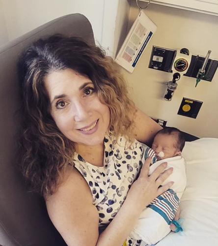 Yvette Cabrera-Rojas with granddaughter