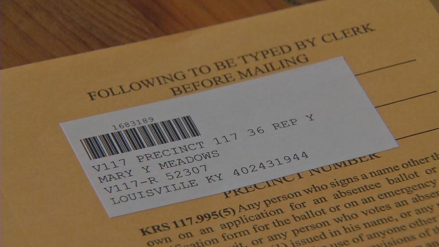 Absentee ballot 2020 election