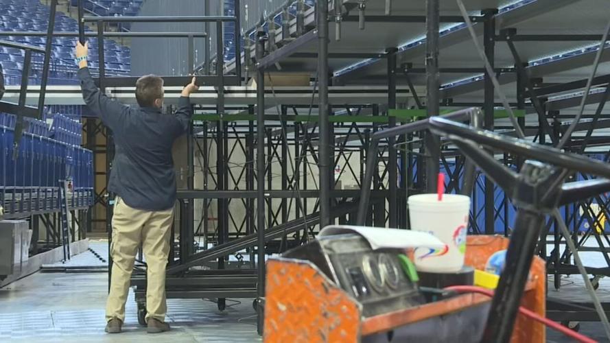 LUCAS OIL STADIUM TRANSFORMATION FOR NCAA - CNN 2-26-2021 2