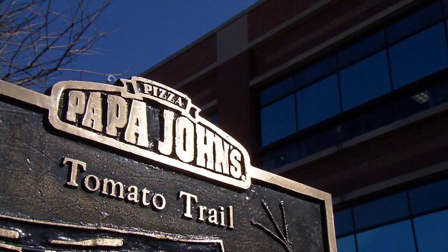 Papa Johns logo at corporate HQ 2.jpg