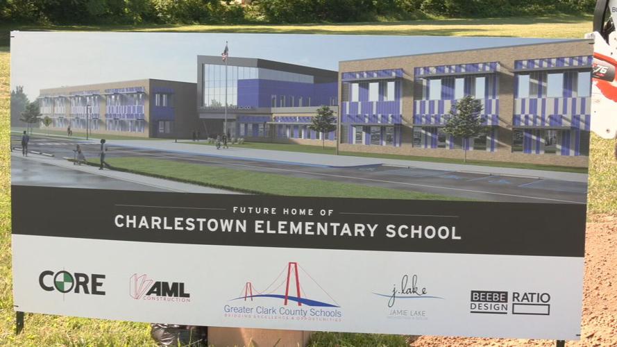 A rendering for the new Charlestown Elementary School