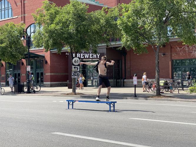 CycLOUvia in downtown Louisville on June 5, 2022.