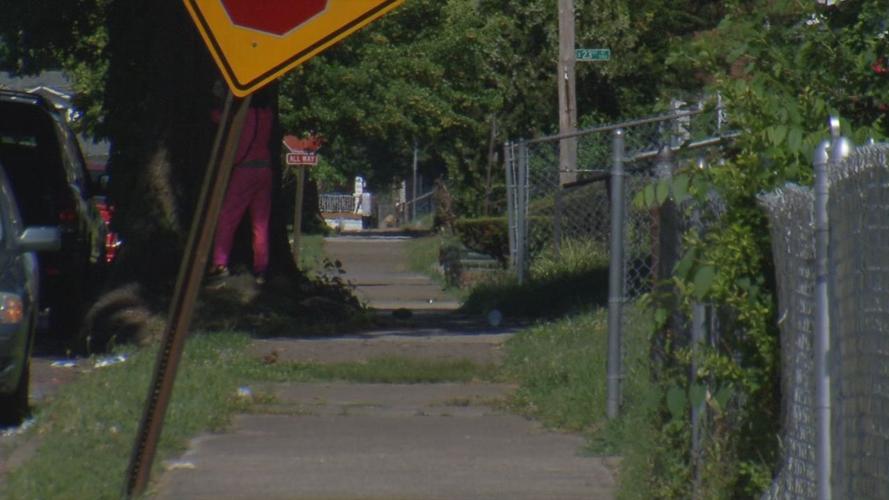 Osage Homicide Scene Sidewalk