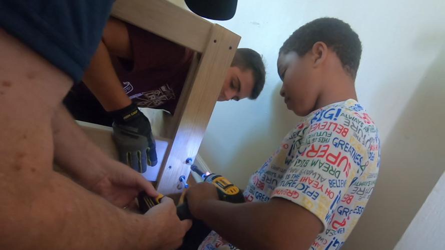 Louisville family builds beds for local kids in need as part of national initiative