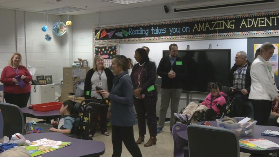 JCPS-Churchill Park School library ribbon-cutting