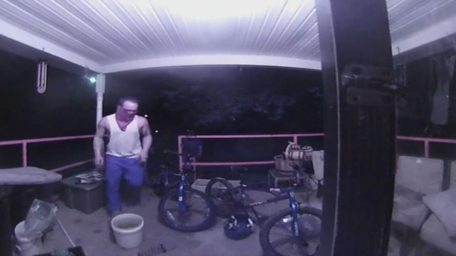 Surveillance video of man stealing bike from Shepherdsville porch