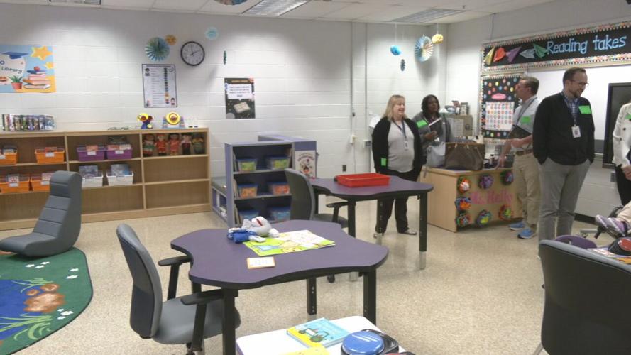 JCPS-Churchill Park School library ribbon-cutting