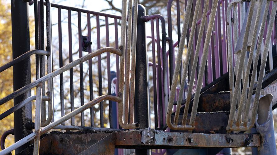 Blue Lick Elementary Playground Fire