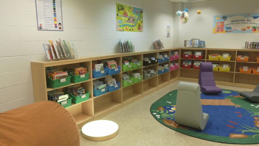 JCPS-Churchill Park School library ribbon-cutting