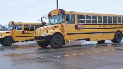 New Albany Floyd County Schools bus
