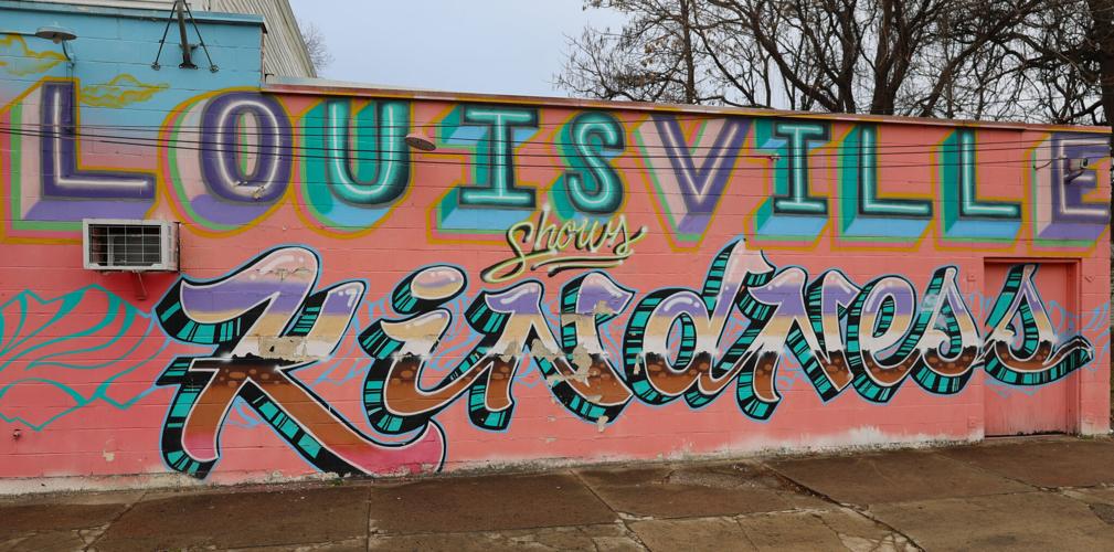 Greetings From Louisville Mural Sign Painting Street Art 
