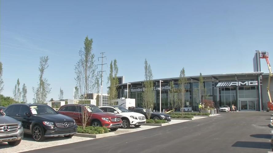 New Mercedes dealership exterior