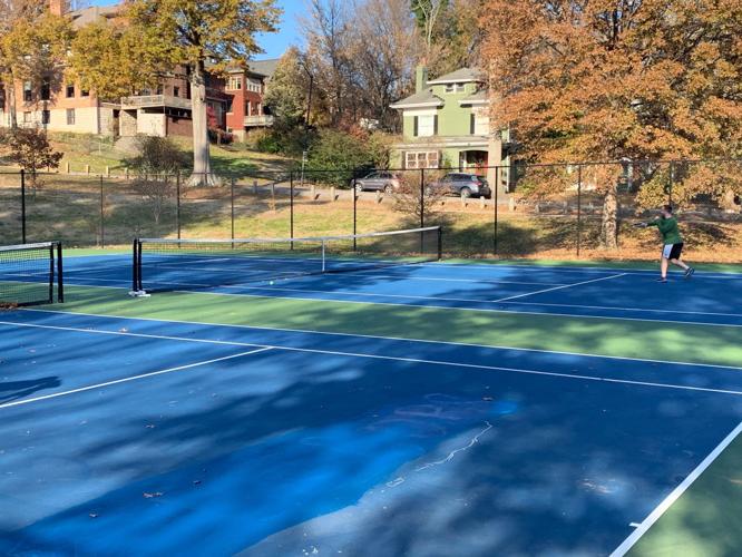 New tennis courts at Tyler Park vandalized with graffiti