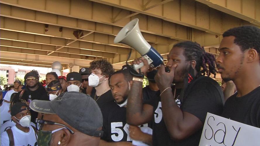 Jamon Brown-Breonna Taylor-Waterfront protest 6-6-20.jpg