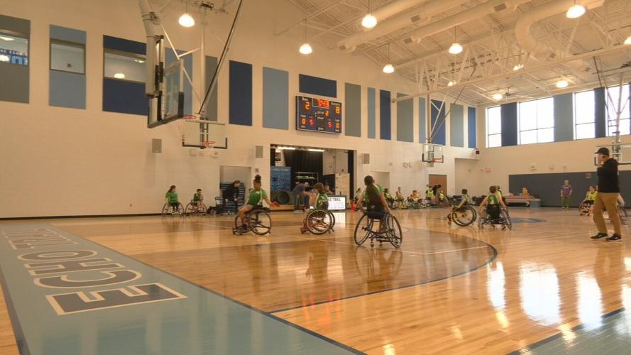 JCPS WHEELCHAIR BBALL GAME