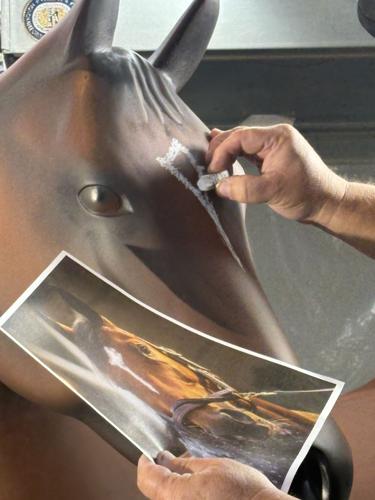 Golden Tempo Derby Museum horse painting 5-20-26