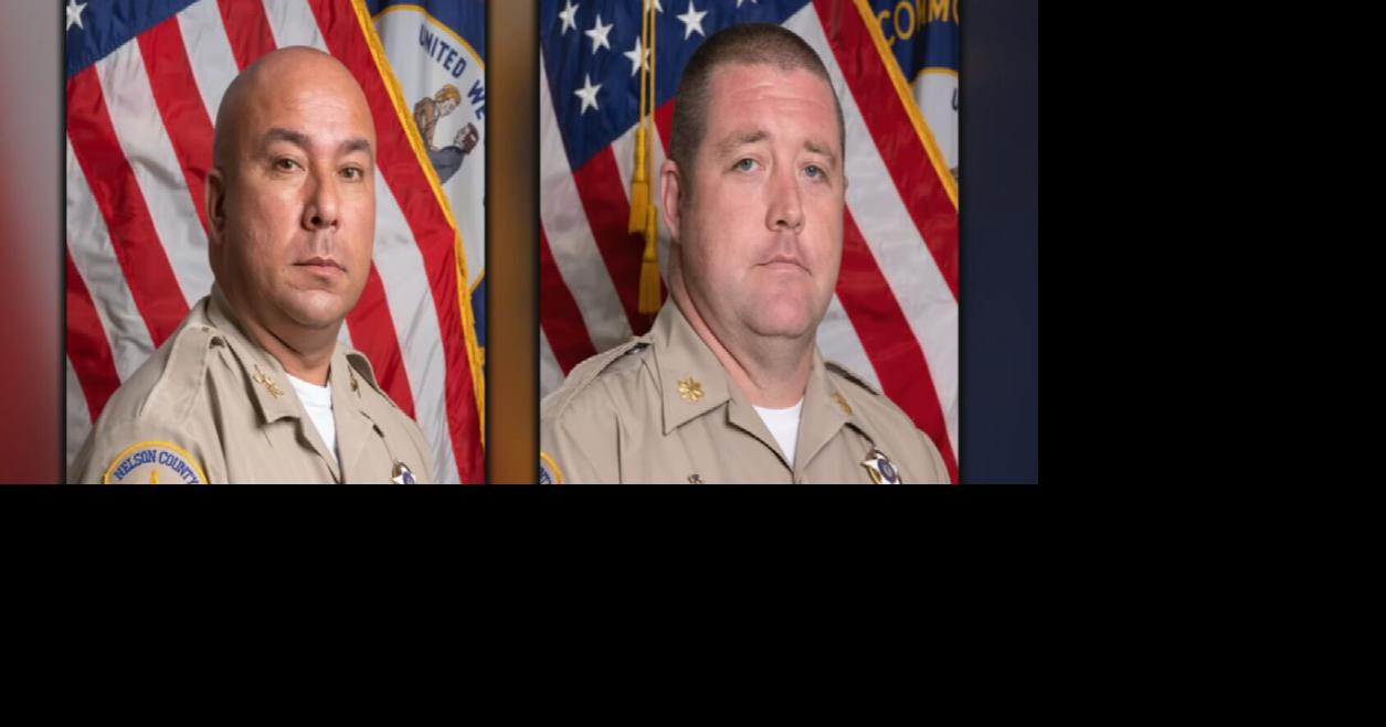Nelson County Sheriff Ramon Pineiroa and Chief Deputy Brandon Bryan