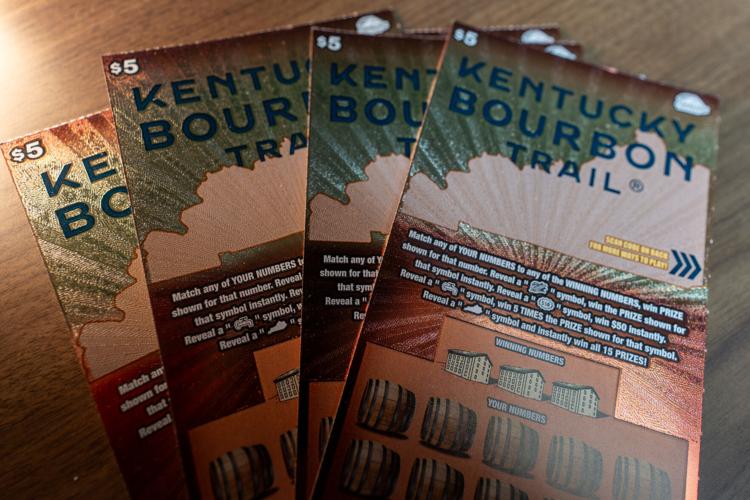 Kentucky Bourbon Trail scratch-off tickets