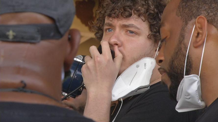 Jack Harlow and Charles Booker-Breonna Taylor-Waterfront protest 6-6-20.jpg