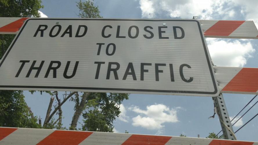 River Road project road closed