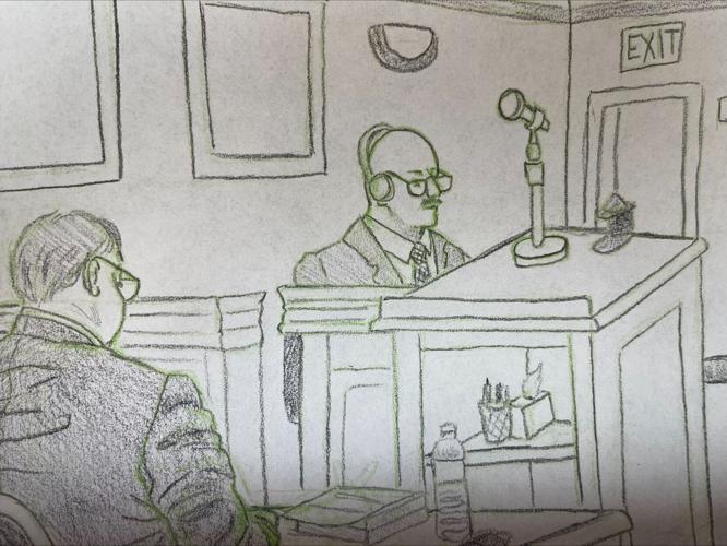 COURTROOM SKETCH - DET JON SNOW ON STAND - 6-26-2025.jpeg