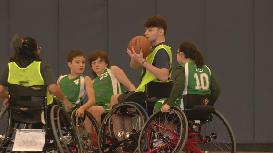 JCPS WHEELCHAIR BBALL GAME