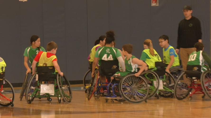 JCPS WHEELCHAIR BBALL GAME