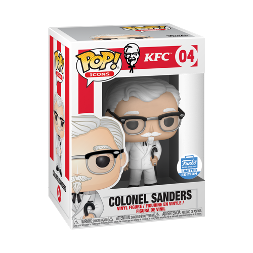 Colonel Sanders Funko figure with cane
