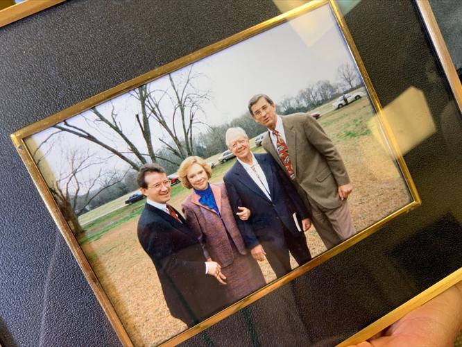 Lyle Hanna and Jimmy Carter