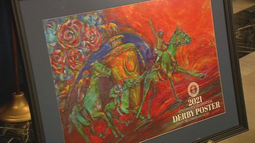 2021 Kentucky Derby poster by Lennon Michalski