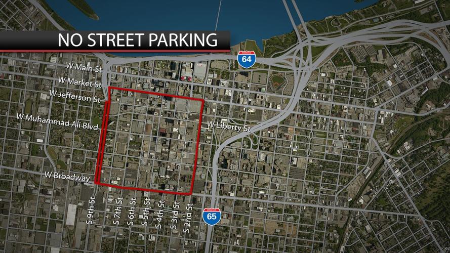 Map Of Downtown Louisville State Of Emergency' Declared By Lmpd As Breonna Taylor Decision Looms |  News | Wdrb.com