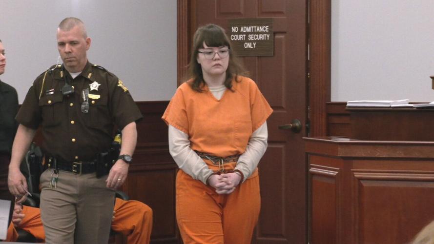 Catherine McKinney appears in Bullitt County court on Monday, April 10, 2023.