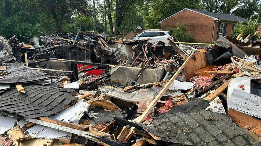Jeffersonville house explodes in Capitol Hills neighborhood
