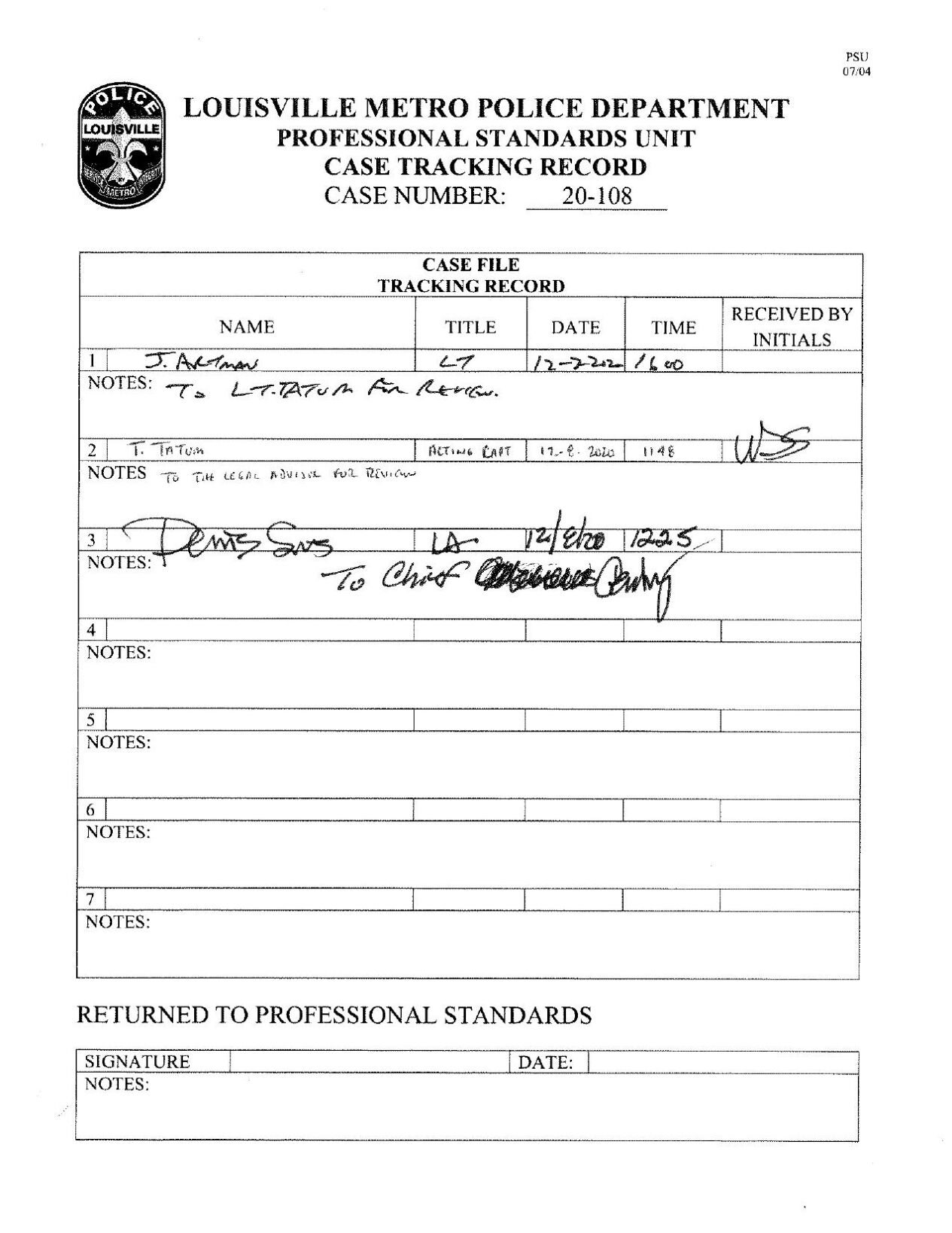 LMPD-Kim Burbrink-PSU case file