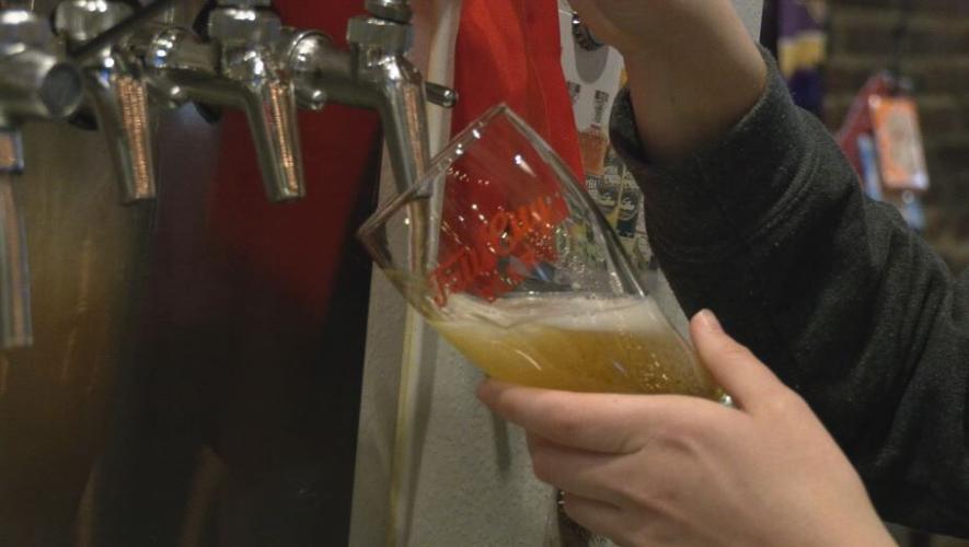 Beer Being Poured