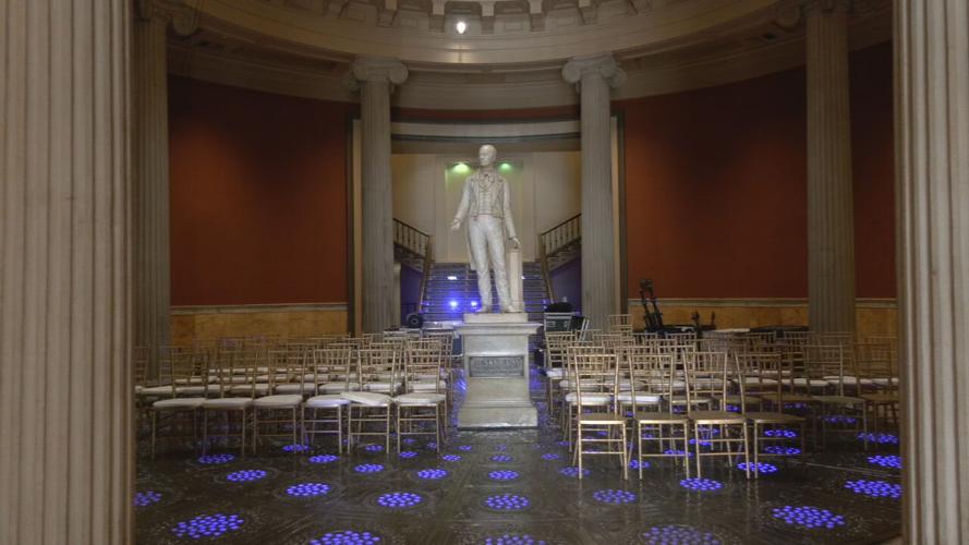 Metro Hall inauguration preparations