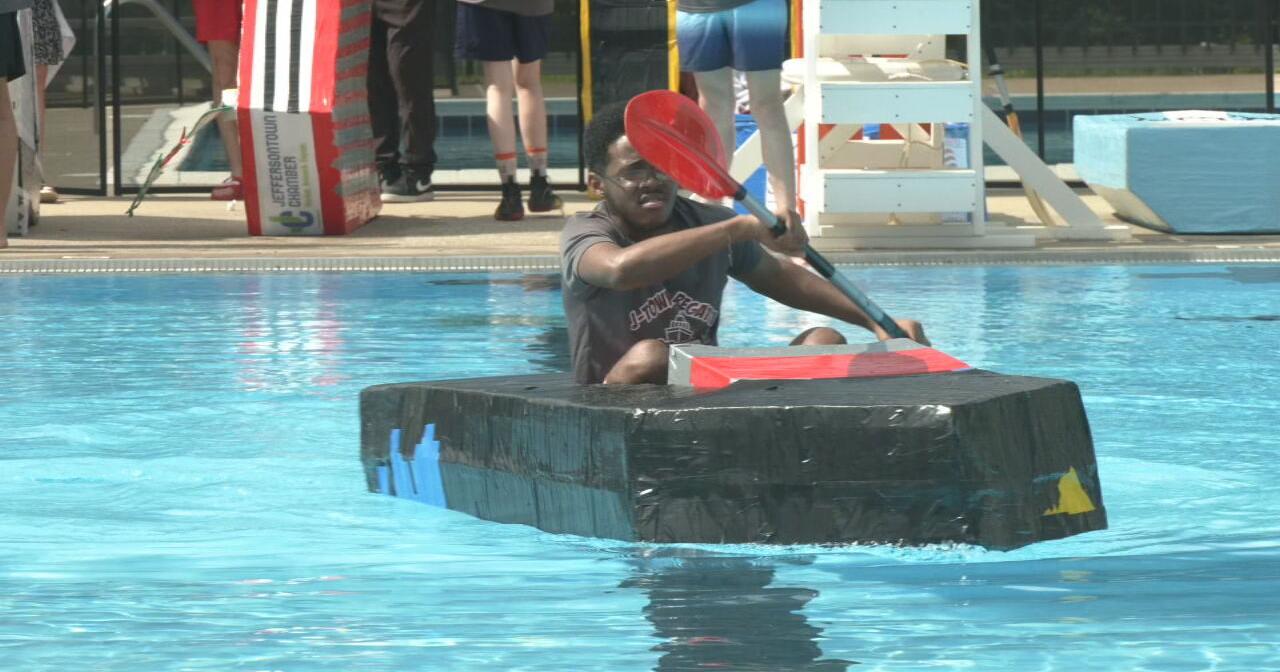 Jeffersontown High School students compete in annual Cardboard Boat Regatta for a 25th year - Vimarsana News
