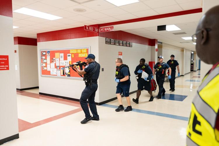 Active shooter drill at Jeff High School 3 - 6.29.23