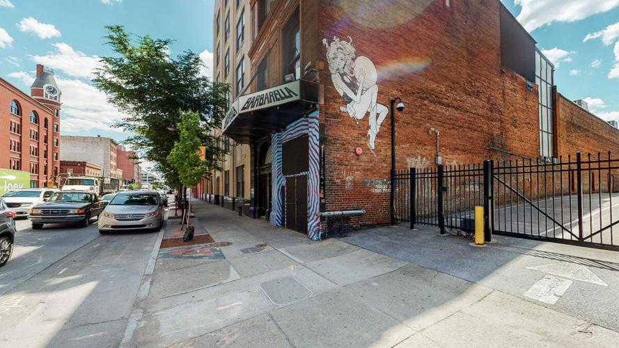 The three-story building that housed Barbarella