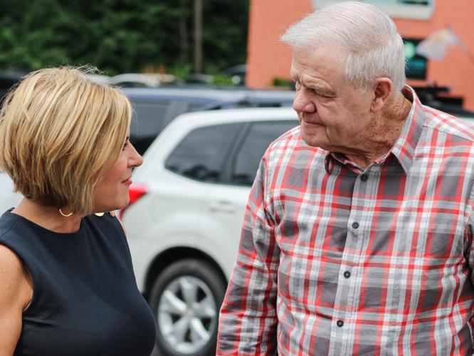 Denny Crum with Elizabeth Woolsey 3