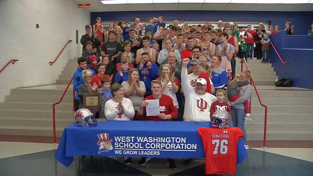West Washington Senior Signs With Iu Football Honors Late Coach News Wdrb Com