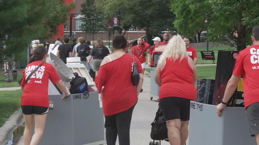 UofL move-in day 8-13-26