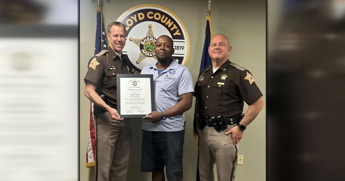 Floyd County sheriff honors man who saved him nearly 30 years ago ...