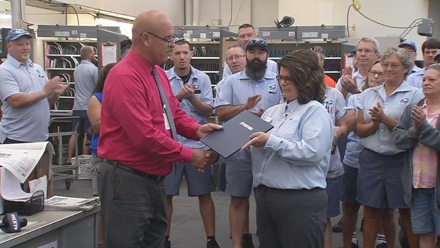 New Albany postal worker Bertie Faulkner honored for spotting forged money order
