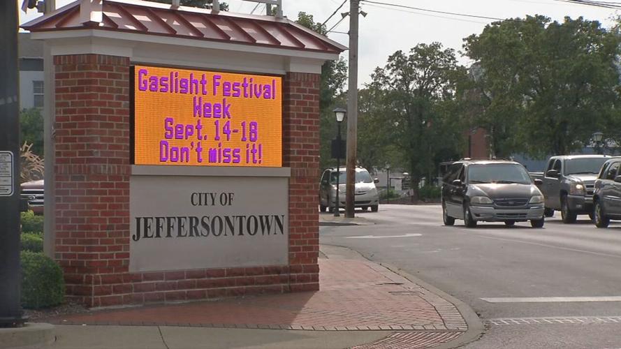 JEFFERSONTOWN GASLIGHT FEST SIGN