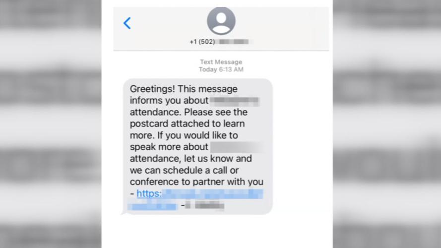 JCPS 'attendance' text message inadvertently sent to parents on Aug. 31 and Sept. 1, 2023