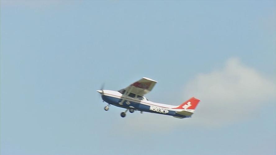 Southern Indiana's Civil Air patrol plane in the air
