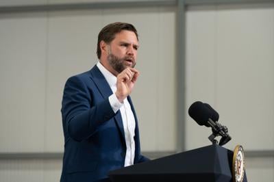 U.S. Vice President JD Vance at RAF Fairford, England 8-13-2025