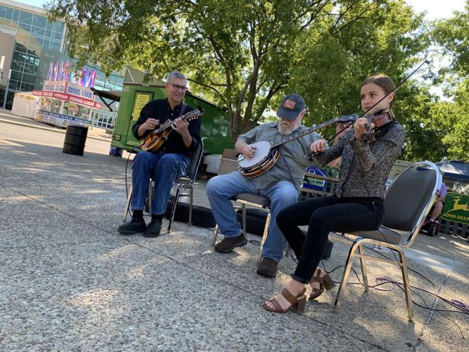 Playing music at the Kentucky State Fair