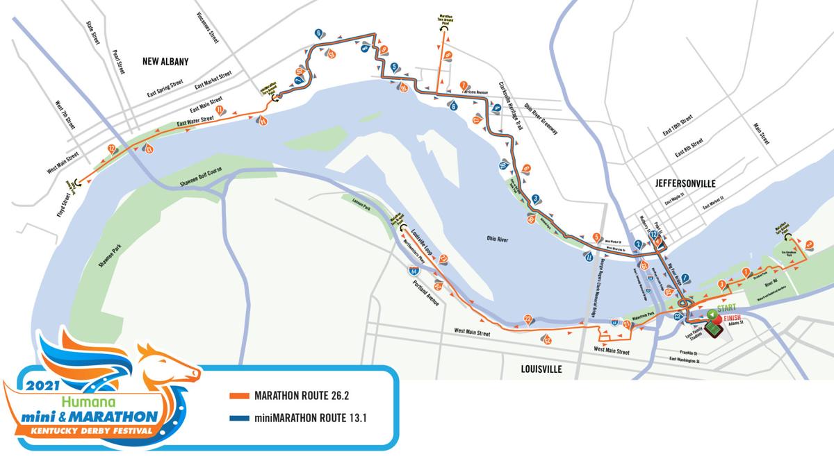 Fort Leavenworth Half Marathon 2022 Route Map